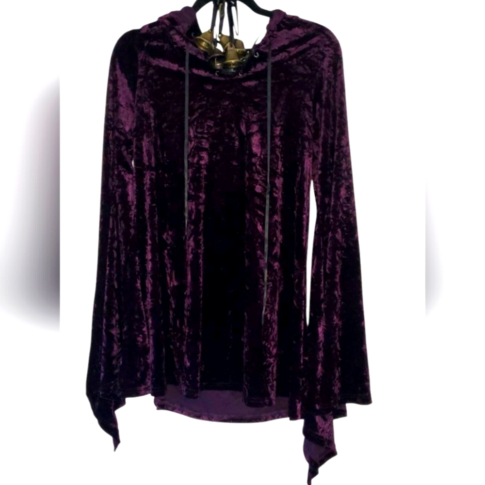 Killstar Ritual Hooded Tunic Dress Size S
